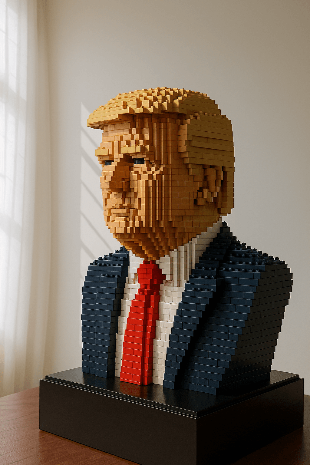 Donald Trump Lego Bust - ChatGPT Image