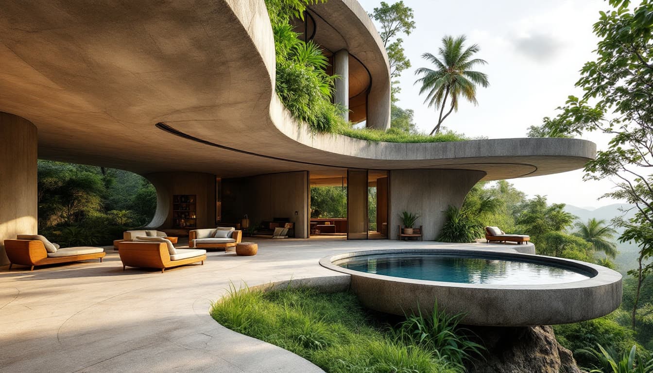 FLUX prompt: This house is part of a series of jungle homes des... - FLUX