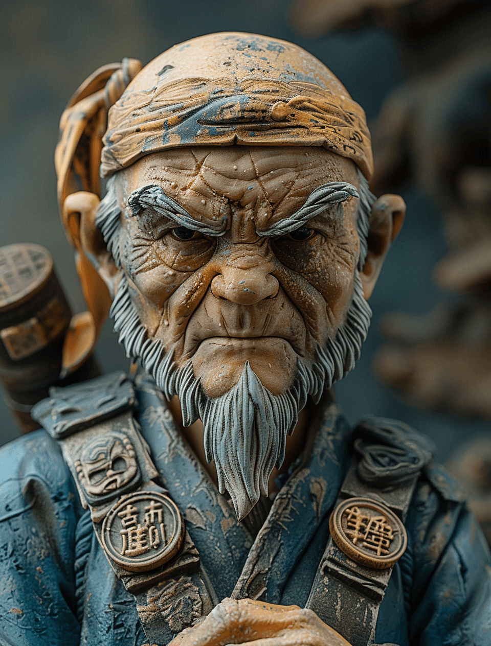 Midjourney prompt: a character in kung pow, in the style of anime-ins... - Midjourney