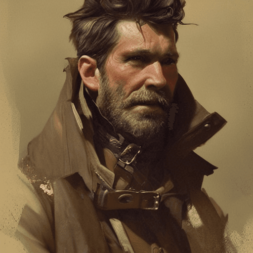 Stable Diffusion prompt: portrait of a rugged 19th century man with favoris... - Stable Diffusion