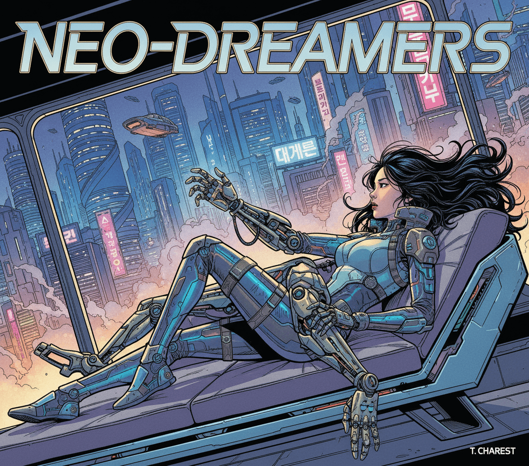 Nano Banana prompt: Comic book cover illustration by Travis Charest st... - Nano Banana