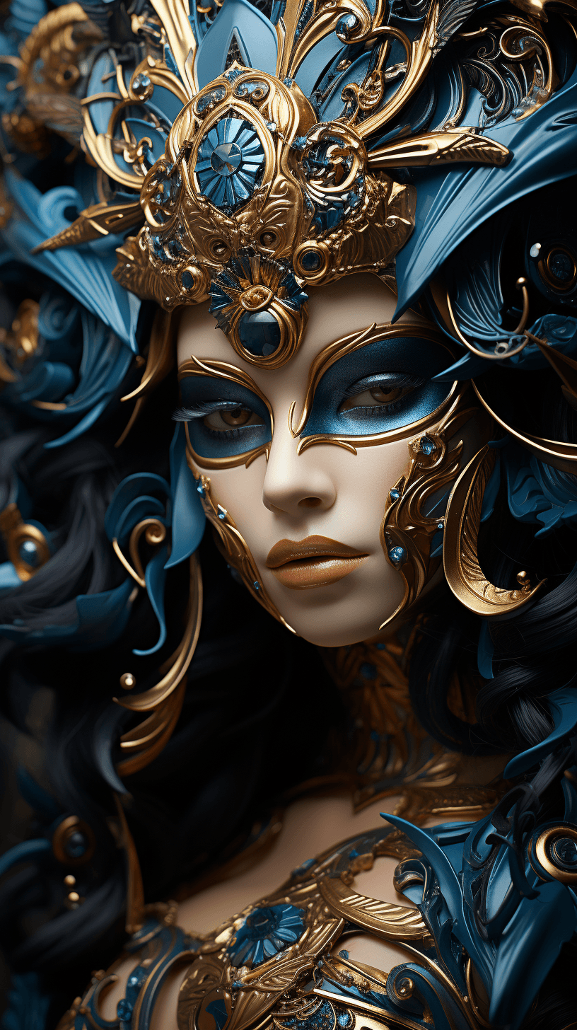 Midjourney prompt: fancy, background with borders:: brazilian carniva... - Midjourney