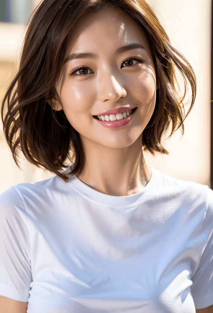 Stable Diffusion prompt: ClosClose-up photo of a beautiful model girl, brow... - Stable Diffusion