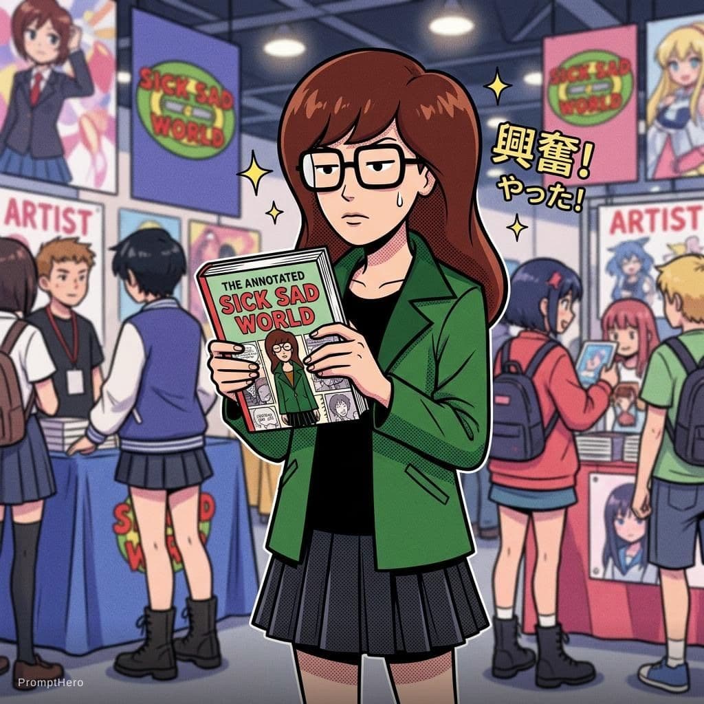 Hero prompt: Midjourney Niji Mode prompt · for anime · "Daria M... - Hero