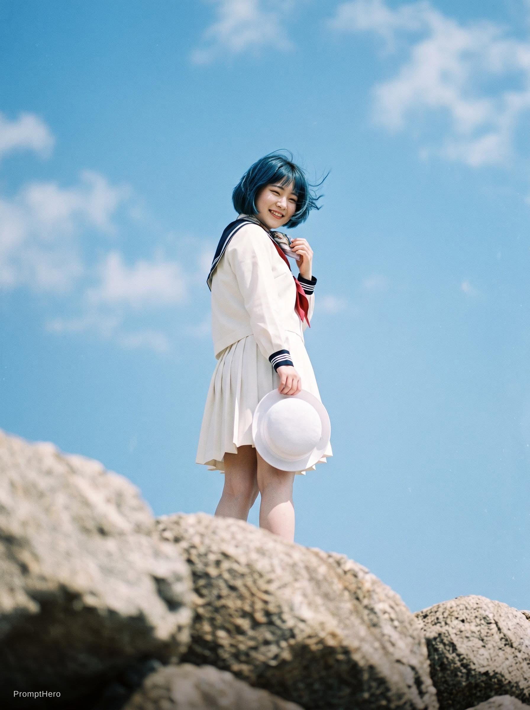 Nano Banana prompt: Showa 1980s Japanese retro cinematic outdoor captu... - Nano Banana
