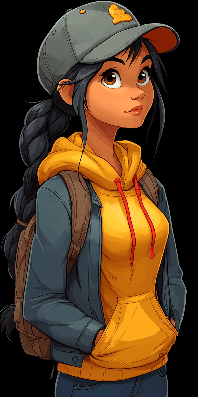 Midjourney prompt: A profile picture of an animated cartoon headshot ... - Midjourney