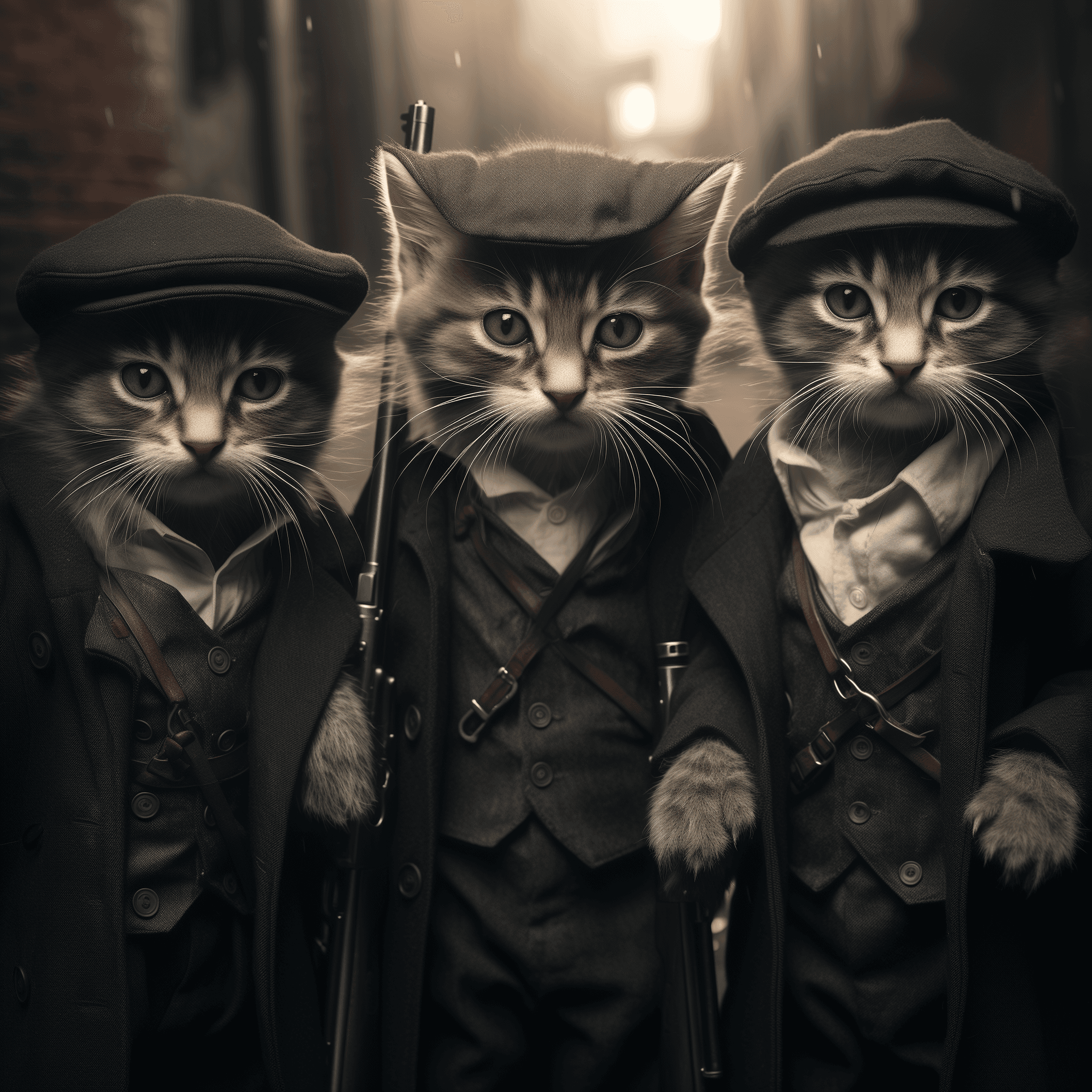 You don't mess with the Pawky Blinders! - Midjourney