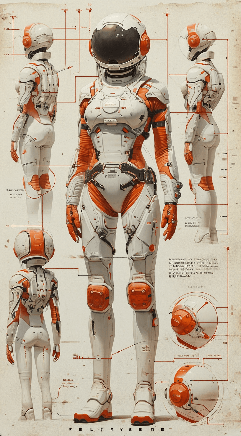 Midjourney prompt: character designs that show various forms, in the ... - Midjourney