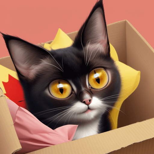 DreamShaper prompt: A cartoon picture of a very funny and beautiful ca... - DreamShaper