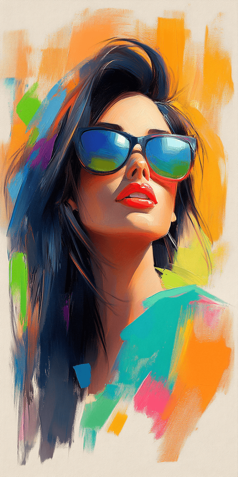 Midjourney prompt: a woman with long flowing hair, in the style of ph... - Midjourney