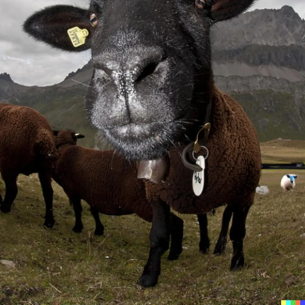 Let the sheep turn white. after