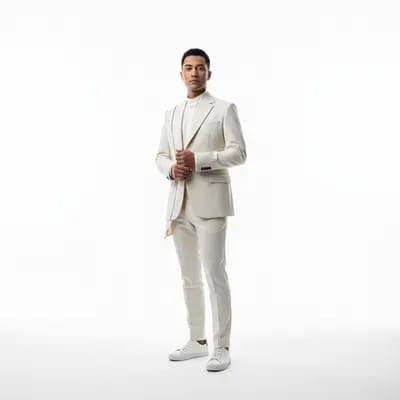 Minimalist White Studio Architect AI Trend - MakeMyTrend
