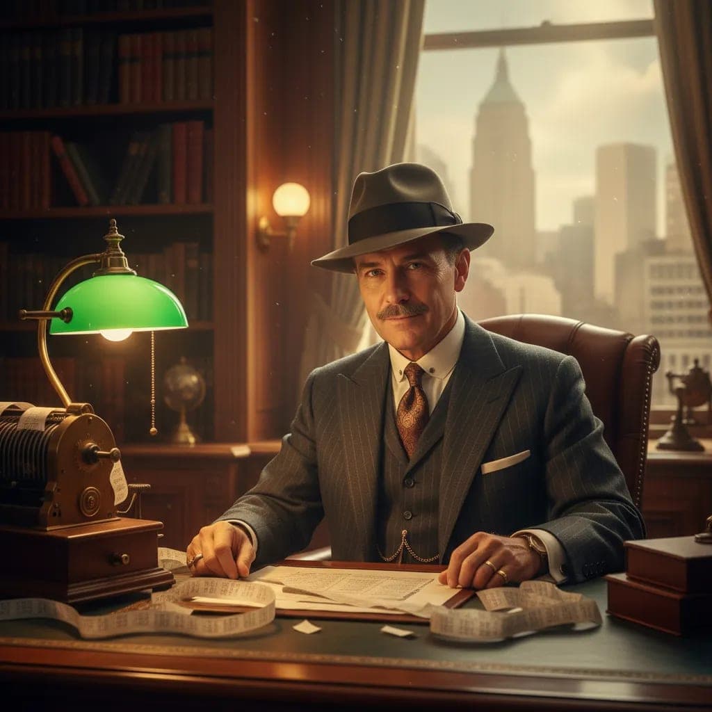 Gilded Age Wall Street Banker AI Trend