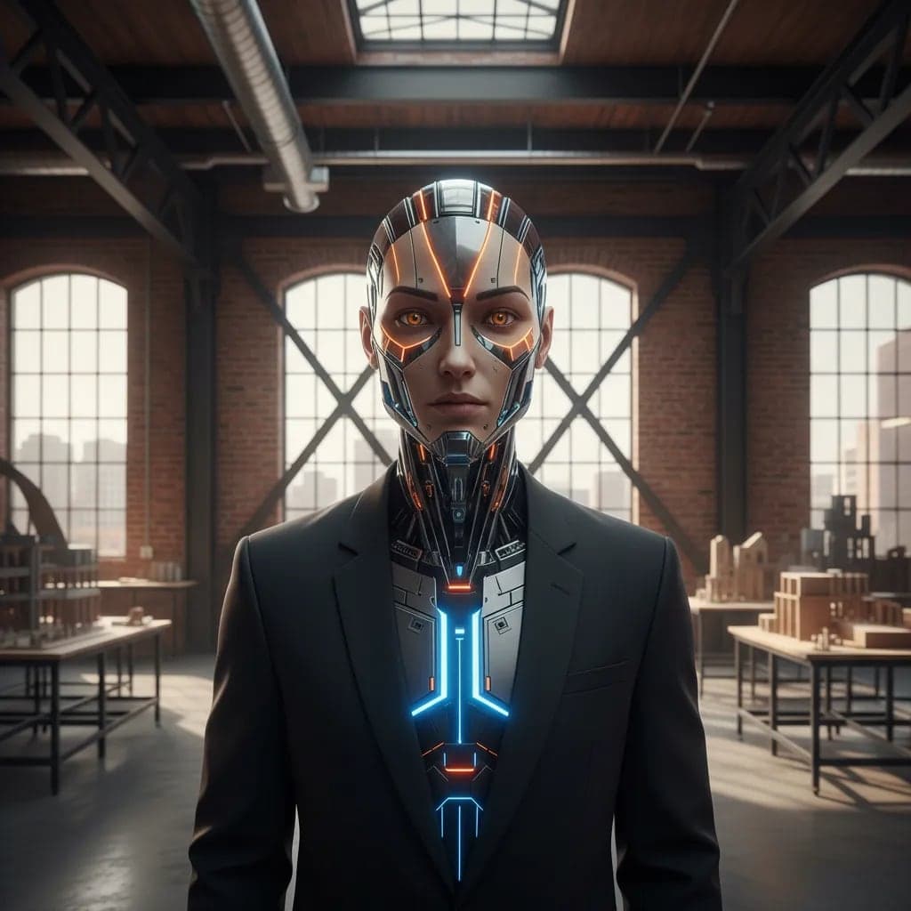 Industrial Loft Architect AI Trend Portrait