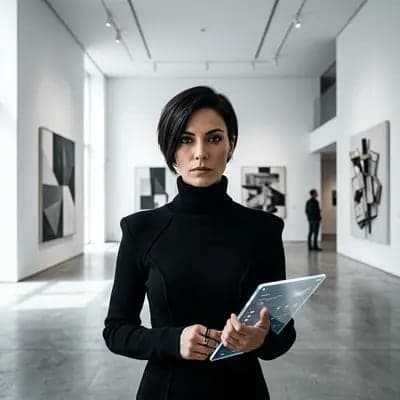 معرض فني الحد الأدنى مرشح AI - MakeMyTrend