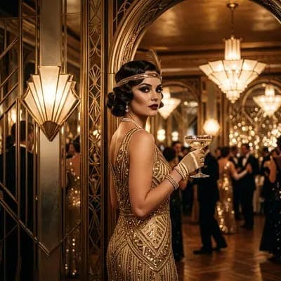 Art Deco Ballroom Jazz Singer AI - MakeMyTrend