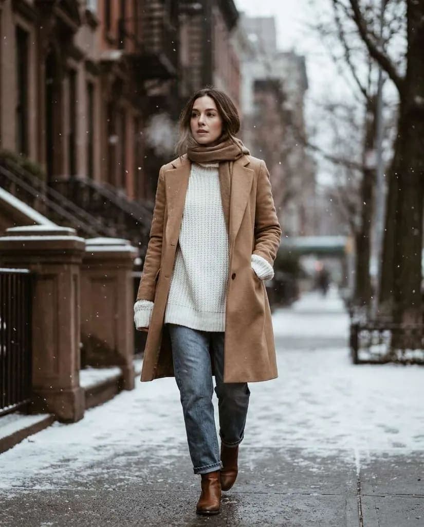Snowy Street Chic