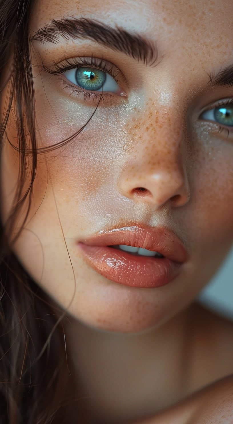 موجه ميدجورني: لقطة مقربة لنموذج أزياء مذهل، واقعي للغاية...