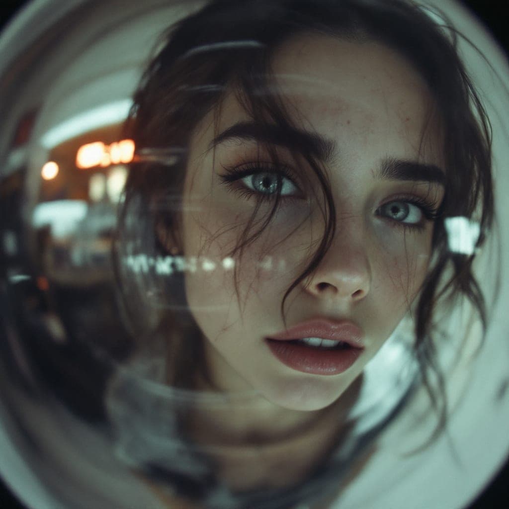 FLUX prompt: RPG, Style: MACRO, a low-quality CCTV camera with ... - FLUX