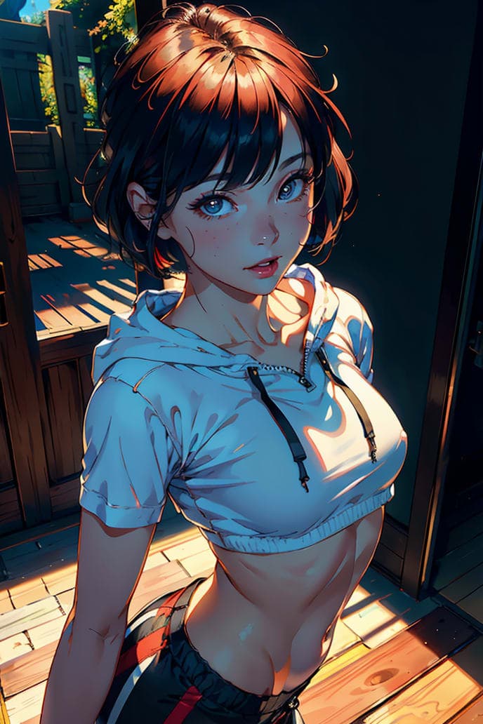 Stable Diffusion prompt: 1 girl, beautiful Korean girl, (Cute Loose Bob hai...