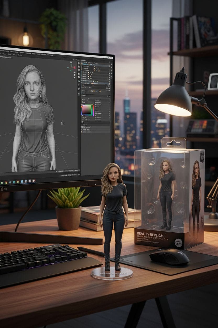 Nano Banana prompt: Transforming the photographed person into a realis...