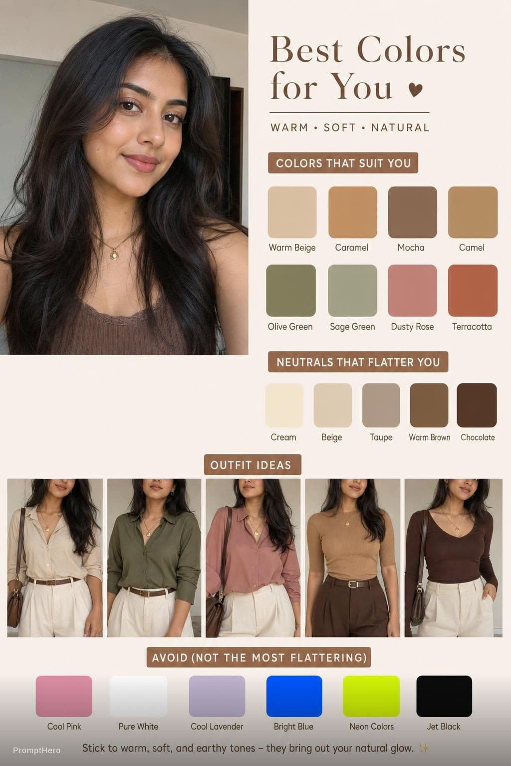 ChatGPT Image prompt: create a same color which suits my skin color - ChatGPT Image