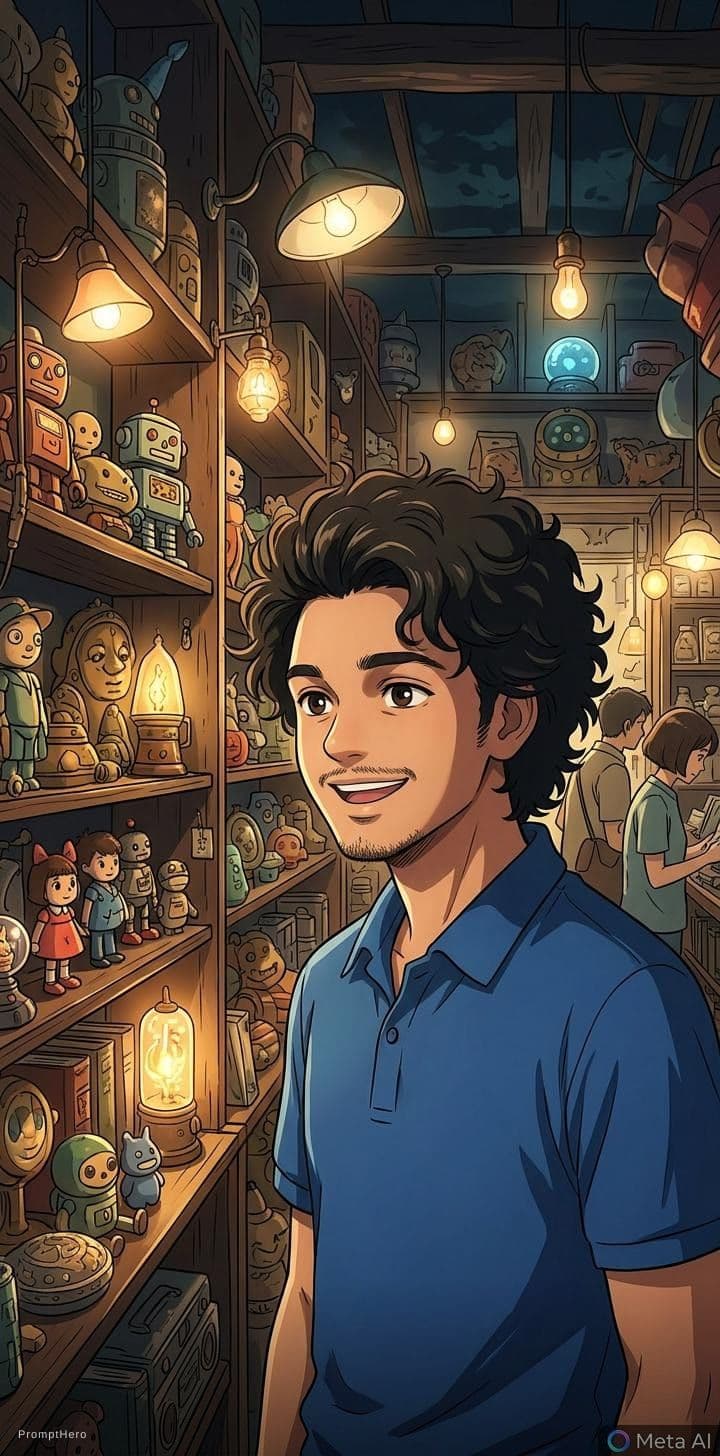 Hero prompt: store full of curious collectibles :: incredible, ... - Hero