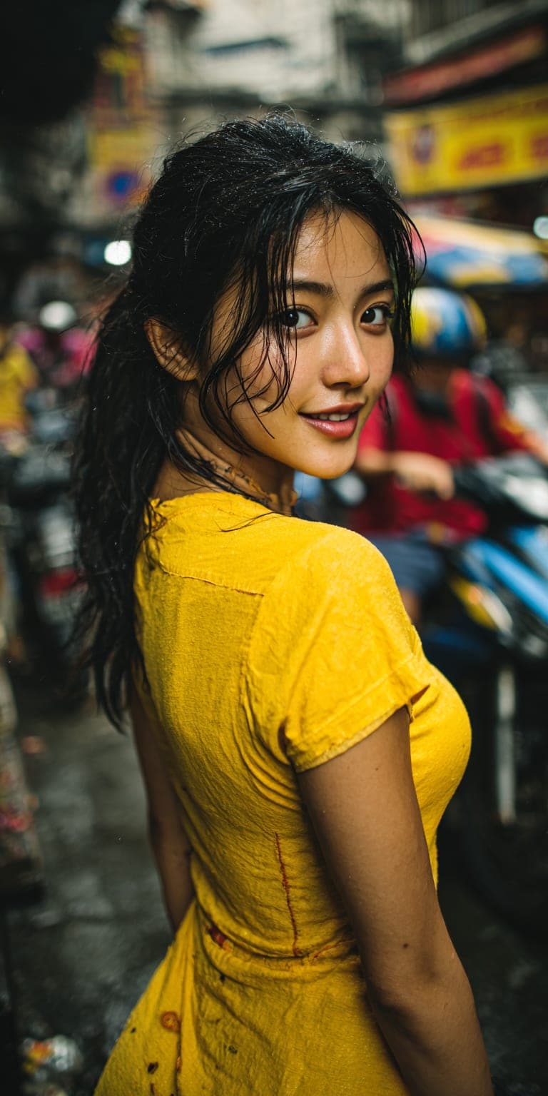 Midjourney Papercut prompt: woman, side view, slight smile, shot on a Canon A7... - Midjourney Papercut