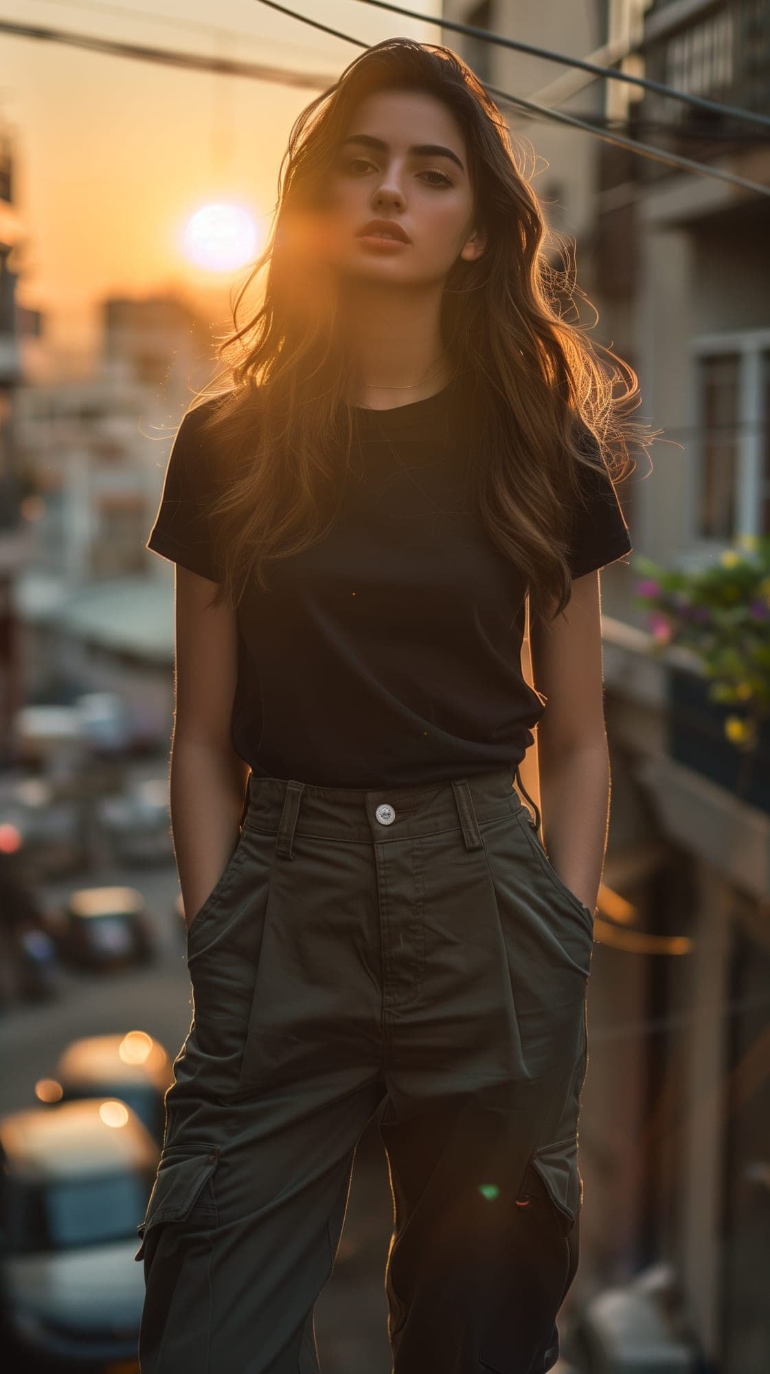 Midjourney prompt: photography, front view, dynamic range, female mod...