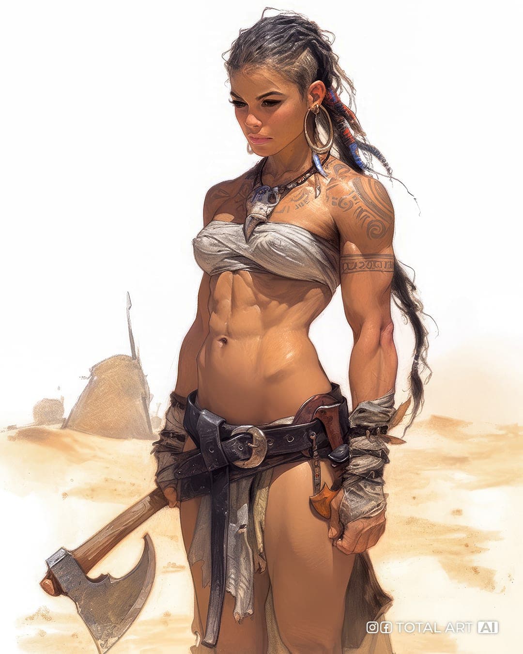 «Desert Head Cutter» - Midjourney