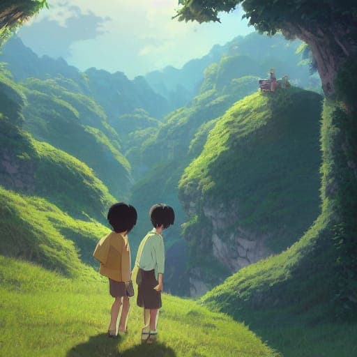 Stable Diffusion prompt: a highly detailed matte painting of a young boy an... - Stable Diffusion