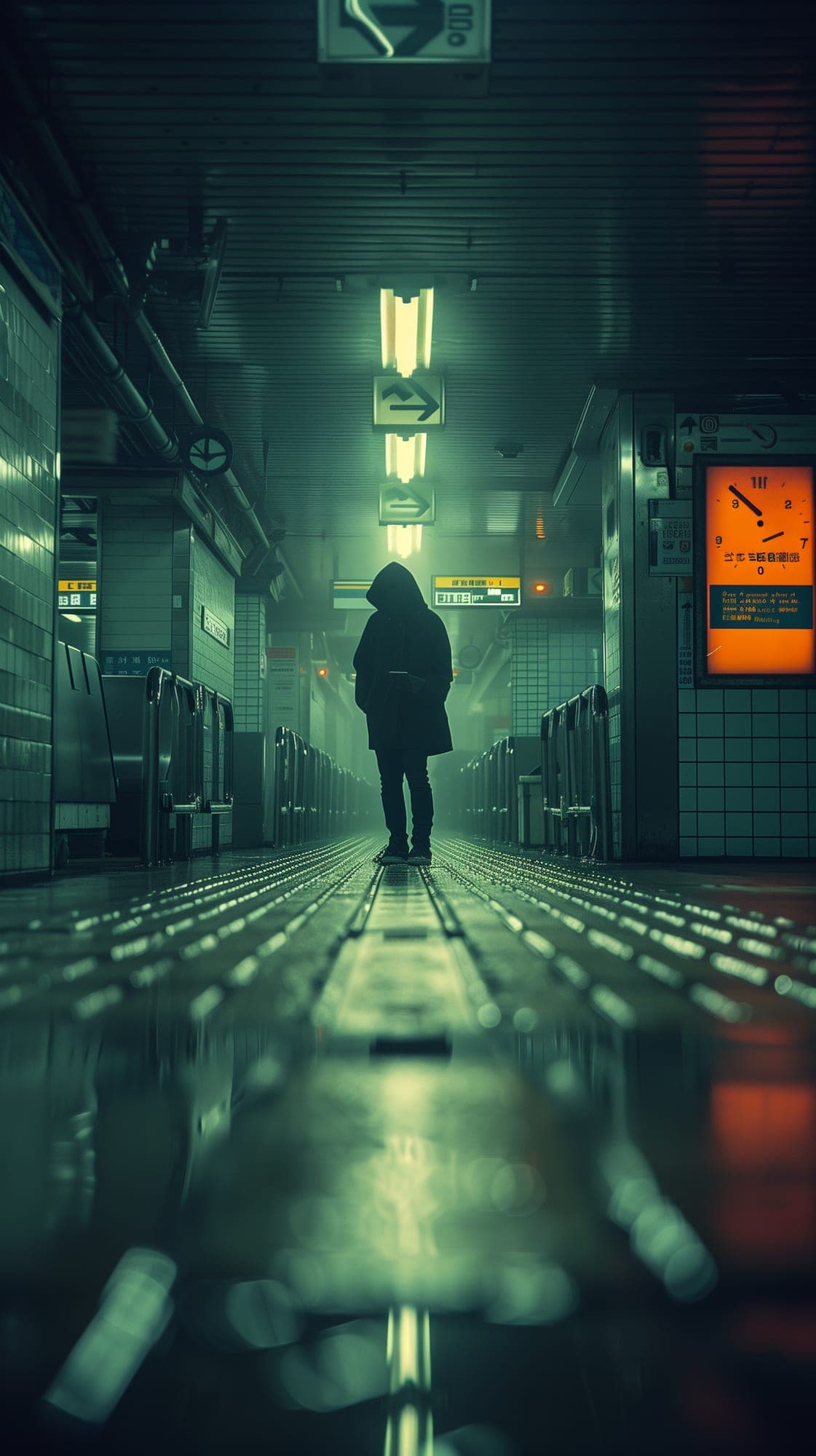 Midjourney prompt: create an image of a person standing alone in a su...