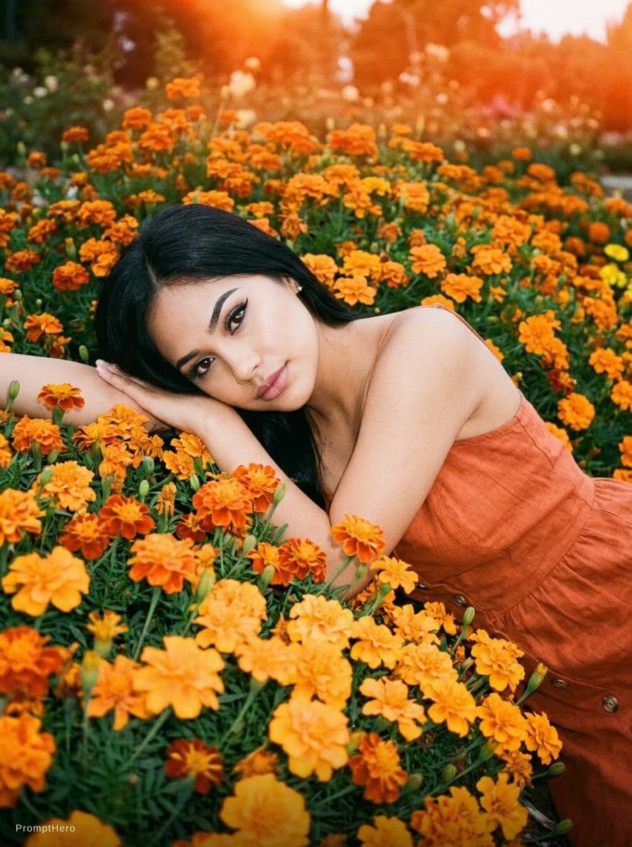 Hero prompt: Kodak disposable photography of beautiful fashion ... - Hero