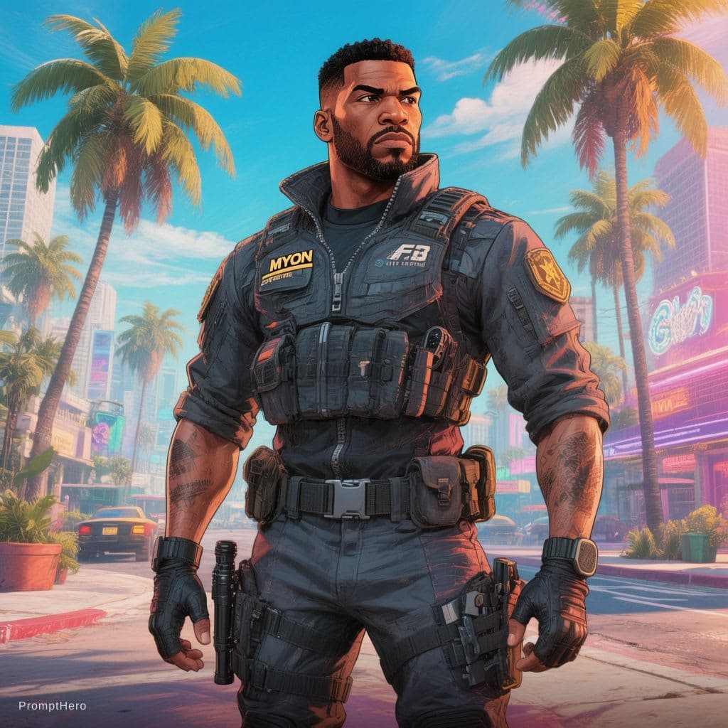 Hero prompt: Full-body illustration of Myron Gaines from fresh ...